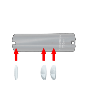 For Candela Laser Mini GentleLase 12/15/18mm Handpiece, End Cap Lenses, Candela 8050-00-1511 CAOP1431